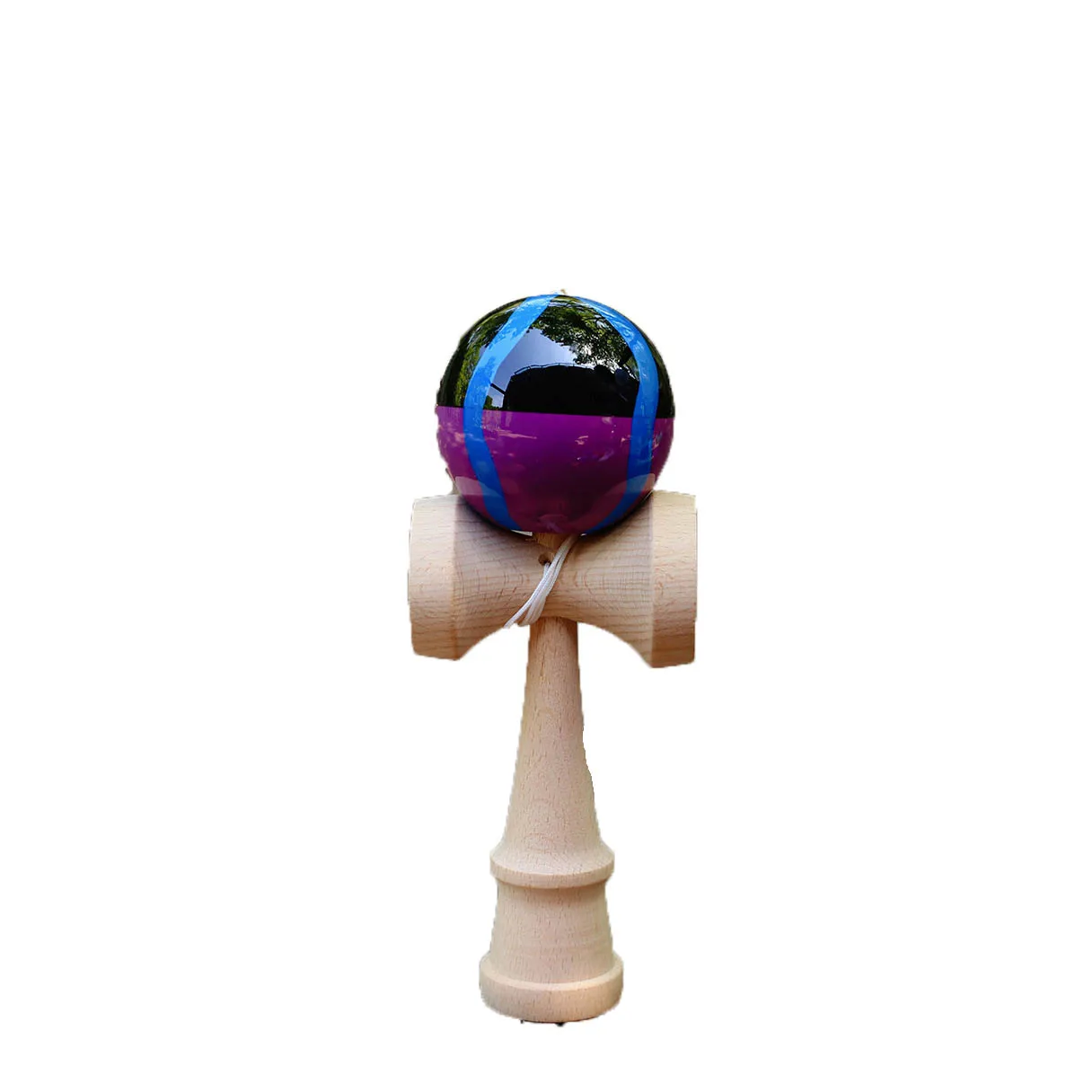 Piłka Kendama Drewniana Zabawka do Ćwiczeń na Zewnątrz, Piłki do Ćwiczeń Koordynacji Oko-Ręka dla Dzieci i Dorosłych, Zabawna Piłka do Żonglerki