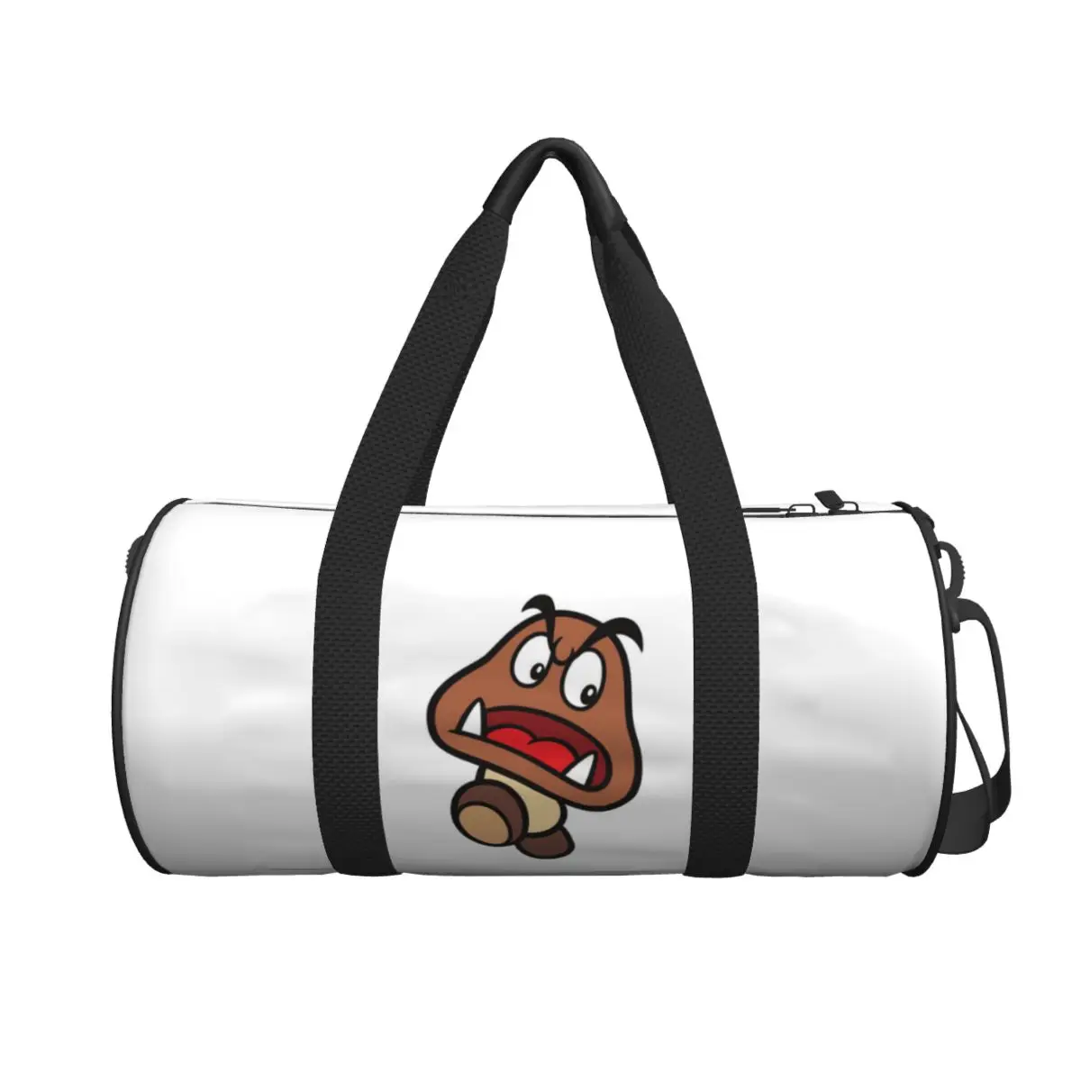 

Большая спортивная сумка с мультяшной игрой Goomba Face, многофункциональная дорожная сумка Duffle, сумки для фитнеса