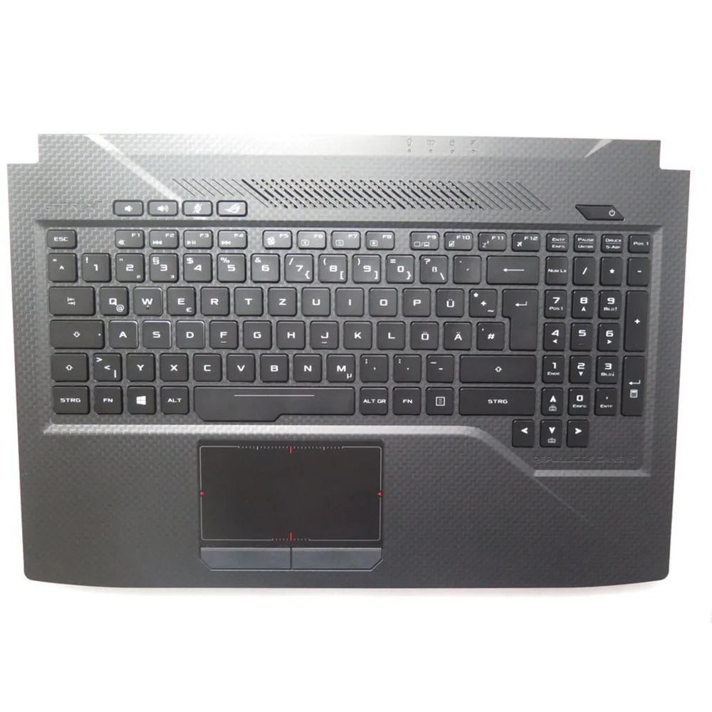 

PalmRest&German GR/Korean KR/US keyboard For ASUS GL503VS 90NR0G51-R31GE0 90NR0G51-R31UI0 Black Top Case Black With RGB Backlit