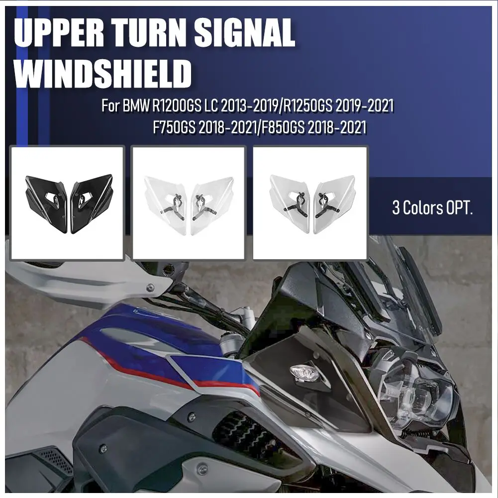 

For BMW R1200GS LC R1250GS Adventure ADV F750GS F850GS R1250 GS Windshield Windscreen Motorcycle Upper Turn Signal Deflector