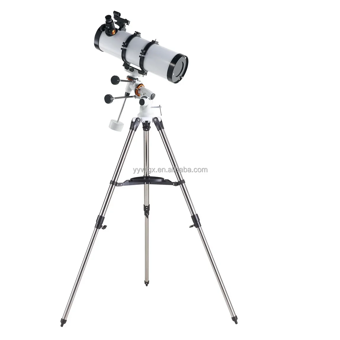 Newtonian-Telescópio refletor astronômico para adultos, tripé em altura ajustável, escopo Red Dot, 130mm, abertura