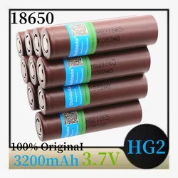 100% OriginaI HG2 18650 Battery 3200mAh Battery HG2 3.7V Discharge 25A Dedicated For Power Rechargeable Battery