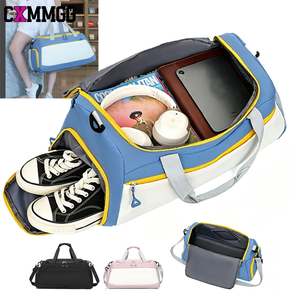 1PCS Personal Gym Bag for Women Men,with Shoe Compartment & Wet Pocket | Duffle Bag for Travel, Sports, Fitness & Workout