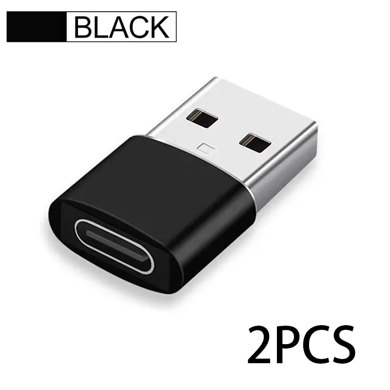 USB Male naar USB-C Adapter Snelle Oplading Gegevensoverdracht OTG Functie voor iPhone 15/14/13 Plus Pro Max (2/4-pack)