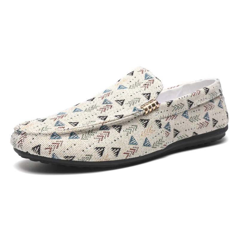 

Fashion Men Casual Shoes Breathable Slip on Mesh Walking Running Sneakers Non-slip Flats Lightweight Sport Shoes Driving Loafer