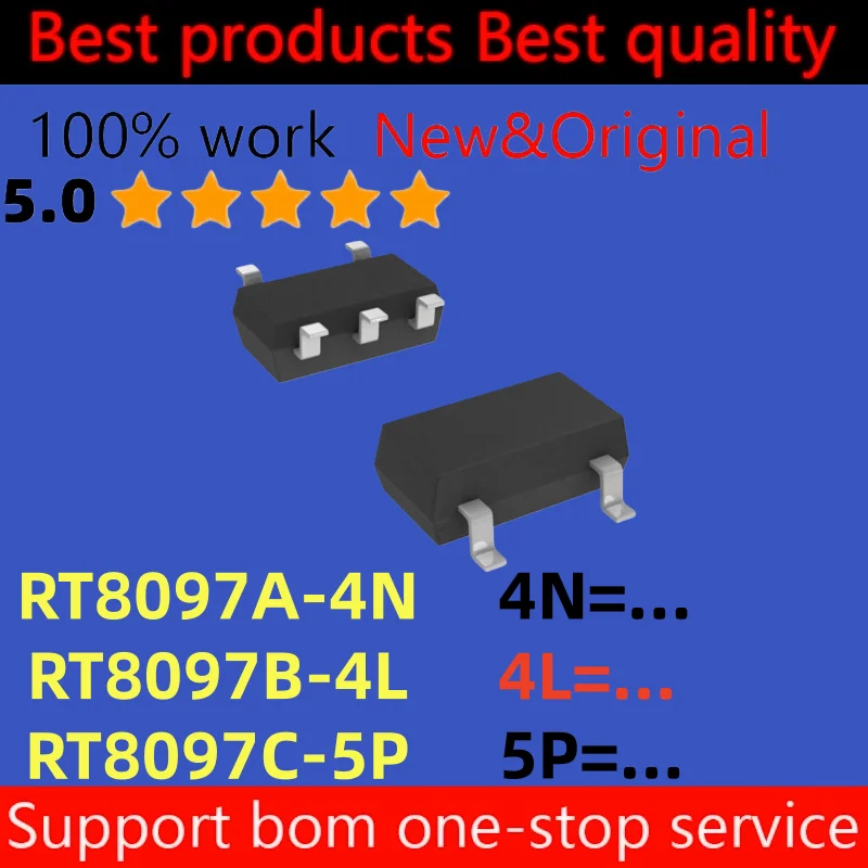 

(5pcs) RT8097BHGB RT8097B 4L=... RT8097CHGB RT8097 5P=... RT8097AHGB RT8097A 4N=... sot23-5