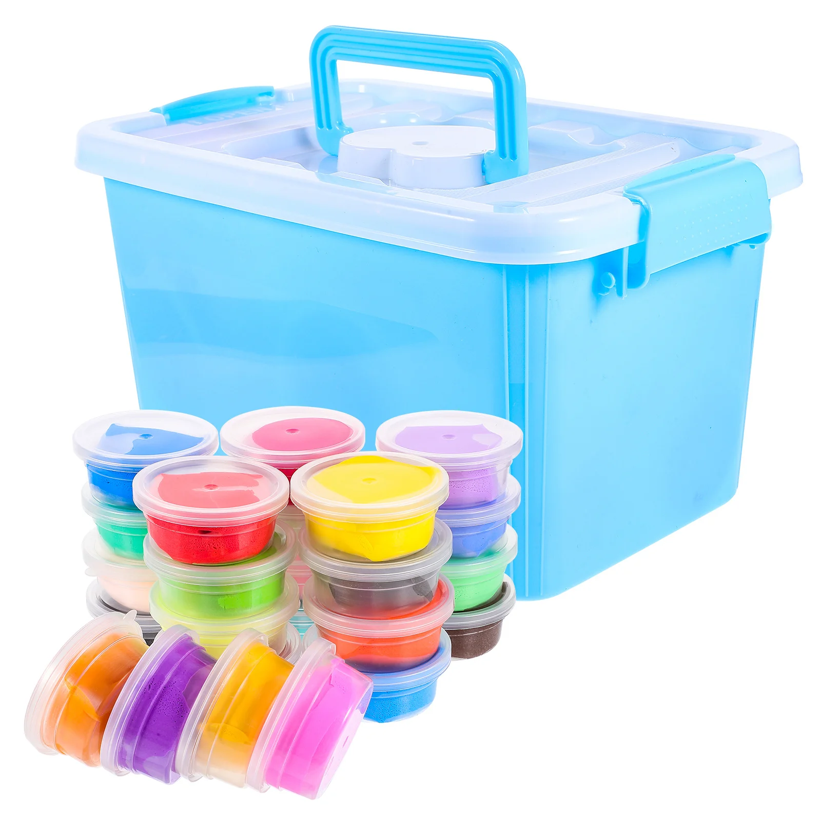1 set 1 Set 24 Color Air Dry Clay Kit For Kids Bright Modeling Clay Diy Crafts Sculpting Tools Non-Toxic Educational Plaything