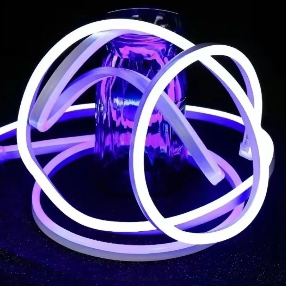شريط إضاءة LED باعث للضوء، قابل للانحناء، مقاوم للماء، ضوء نيون، موفر للطاقة، ضوء نيون مرن ساطع، حديقة خارجية #4