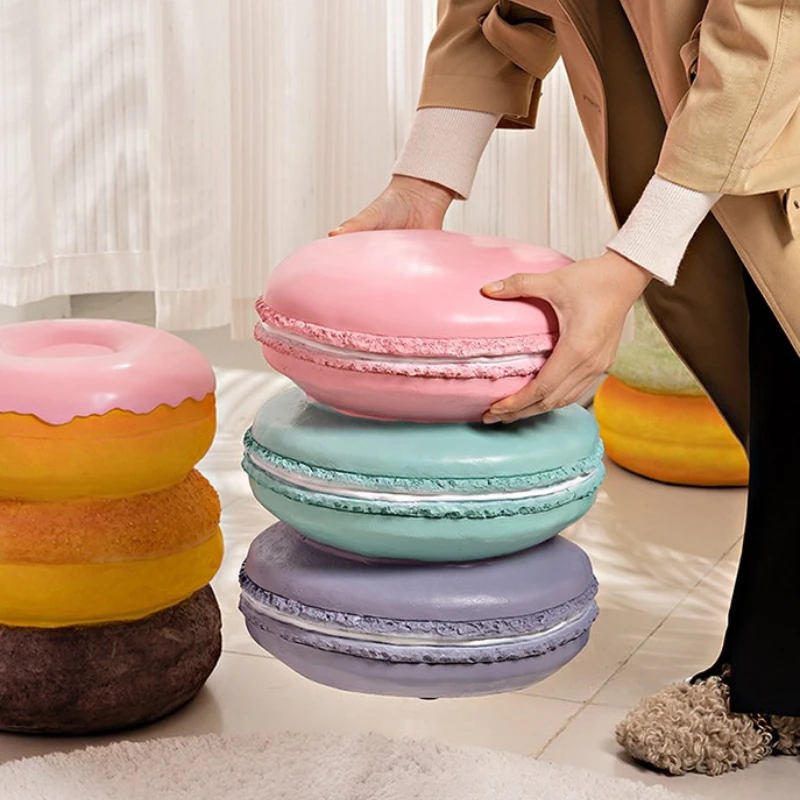 food styling Creative stool low pineapple home art dining stool plastic design modern taburetes de sala space saving furniture