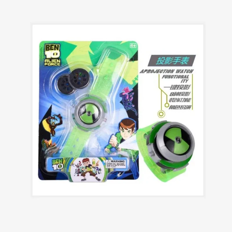 Omnitrix-figuras de acción BEN10, Ben Tennyson reloj de proyección, muñeca de luz de sonido de deformación, reloj inteligente, regalos de cumpleaños para niños