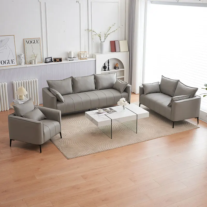 

Relaxing Lazy Living Room Sofas Leather Recliner Nordic Minimalist Sofa Cute Conference Tables Luxury Muebles Home Furniture