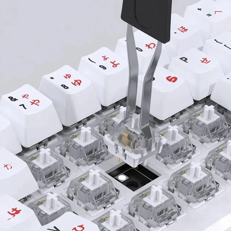 2 In 1 Multi-Purpose Mechanical Keyboard Key Cap Puller Universal Keycap Shaft Remover Button Extractor Keyboards Accessories