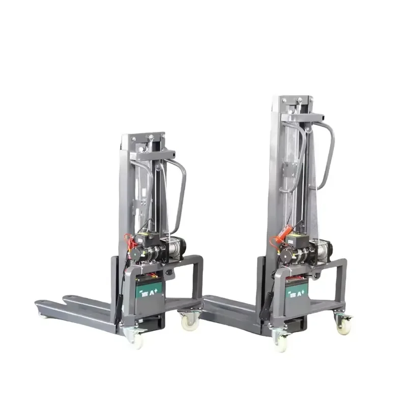 MAF Stage Specific Mini Forklift Stacker Semi Electric Pallet Stacker 300kg Mini Electric Stacker Mini Electric Lifter 1600mm 6