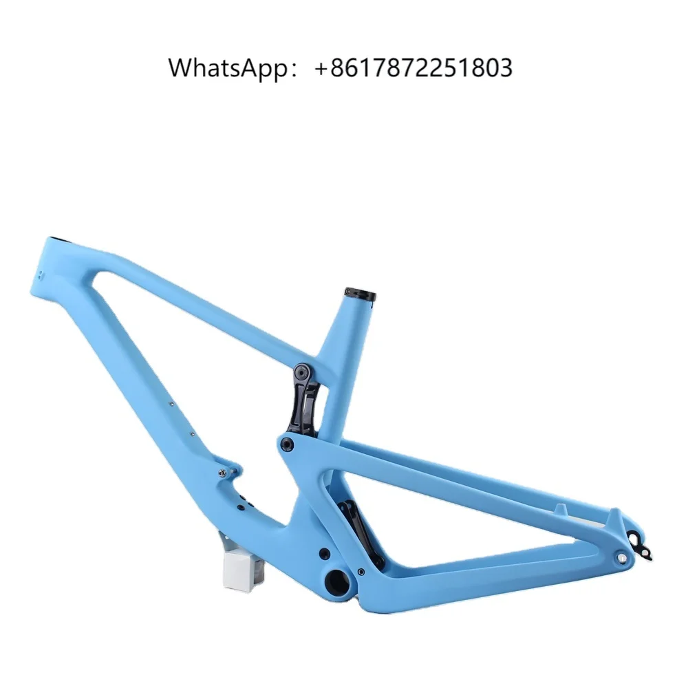 

Factory Directly Hot Sale Full Suspension Carbon Bike Frame 29er Trail MTB Bike Cycle Mountain Bicycle Frame with Sizes S/M/L/XL