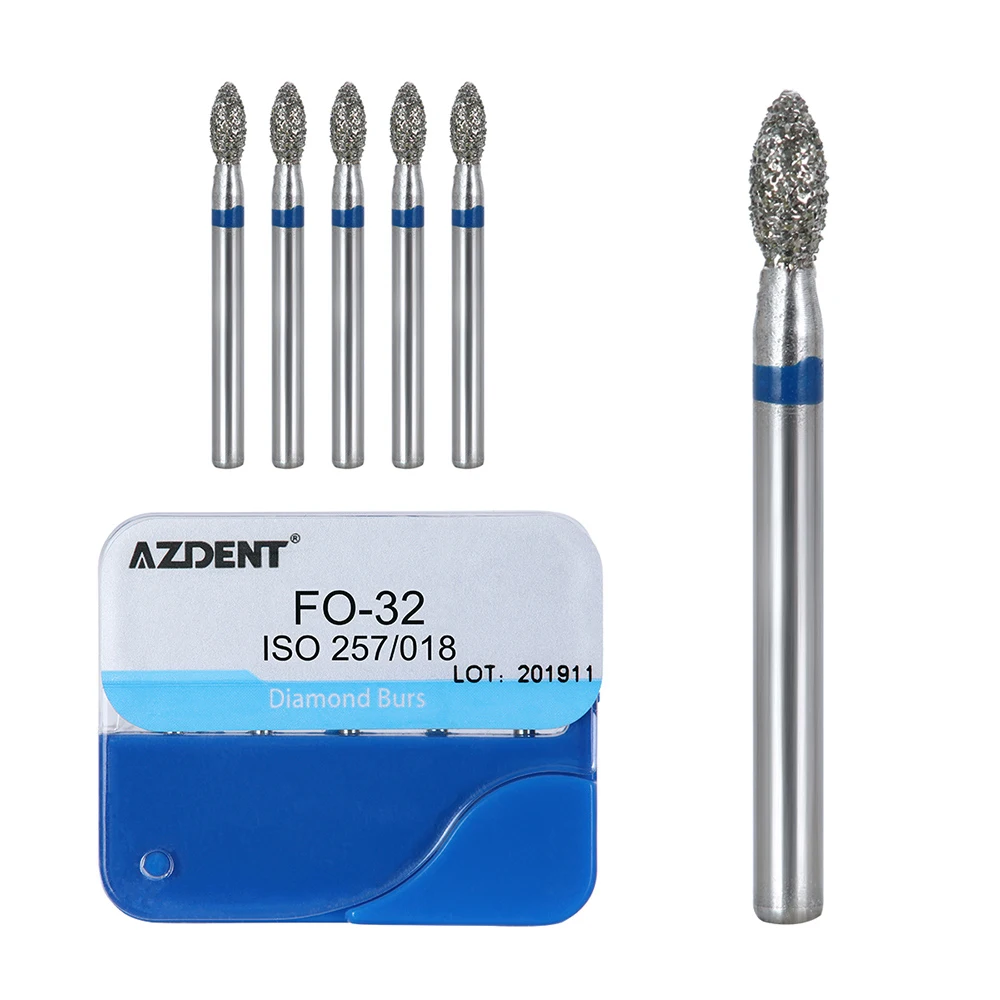 20 Boxen AZDENT Dental Diamantbohrer FG 1,6 mm für Hochgeschwindigkeits-Handstücke, mittlere Polierbohrer, Laborinstrumente, Zahnarztwerkzeuge – Detail 39