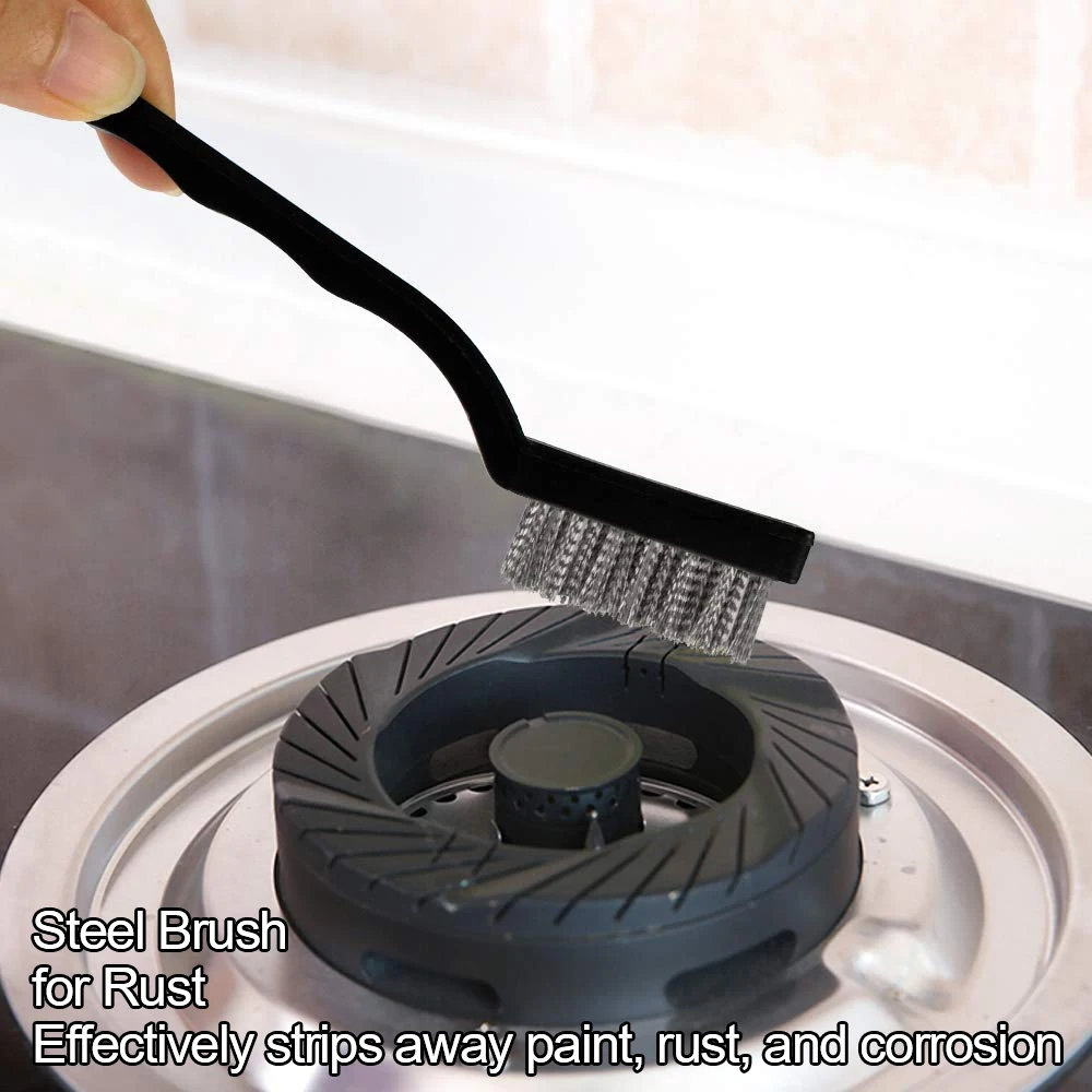 15 قطعة 17 سنتيمتر فرشاة اليد الصلب النحاس النايلون سلك فرشاة مجموعة للمعادن الصدأ فرك إزالة التنظيف أداة يدوية الصيانة