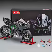 1:6 Kawasaki H2R Electroplate Silver Road Racing Motorcycle Alloy Diecast Model Indoor Desktop Display Dynamic Spray Ornaments - AliExpress