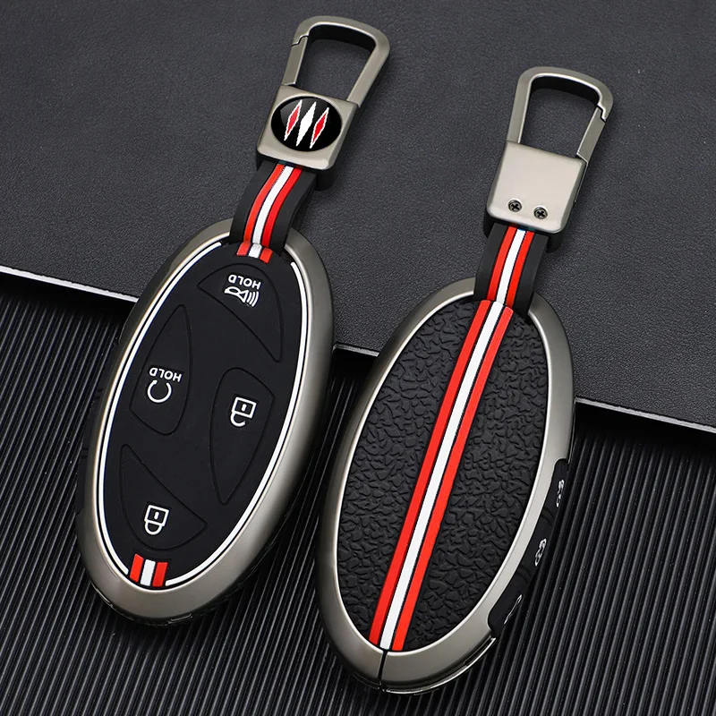 

Чехол для автомобильного ключа с 5 7 кнопками, брелок для Hyundai Kona Ev Grandeur GN7 IONIQ 6 2023 2024, защитные аксессуары для удаленных ключей