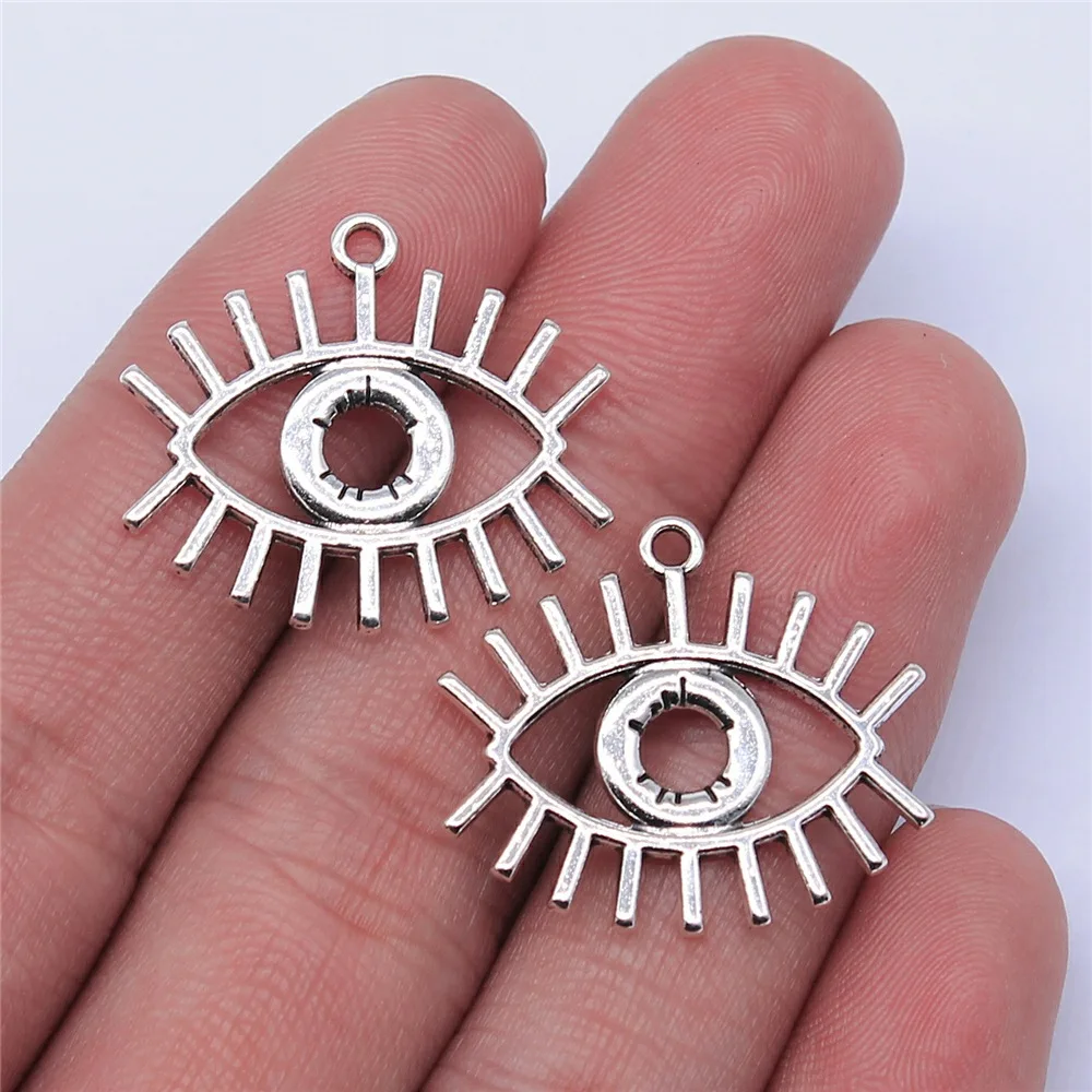 20pcs Witch Evil Eye Charms, DIY Jewelry Making