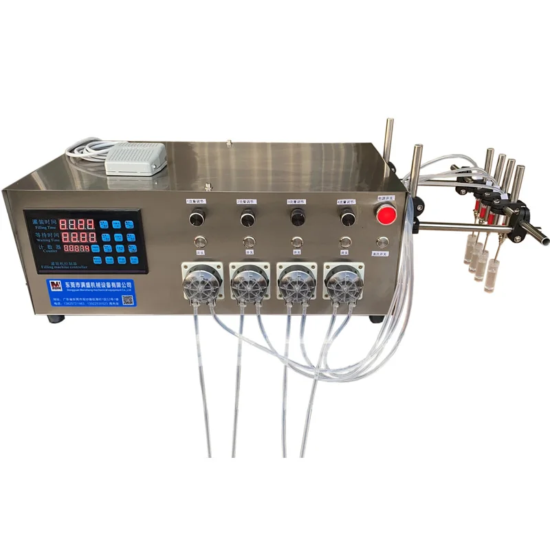 

Small Peristaltic Pump 2ml Small Bottle Oil Filling Machine Perfume Sample Bottling Machine