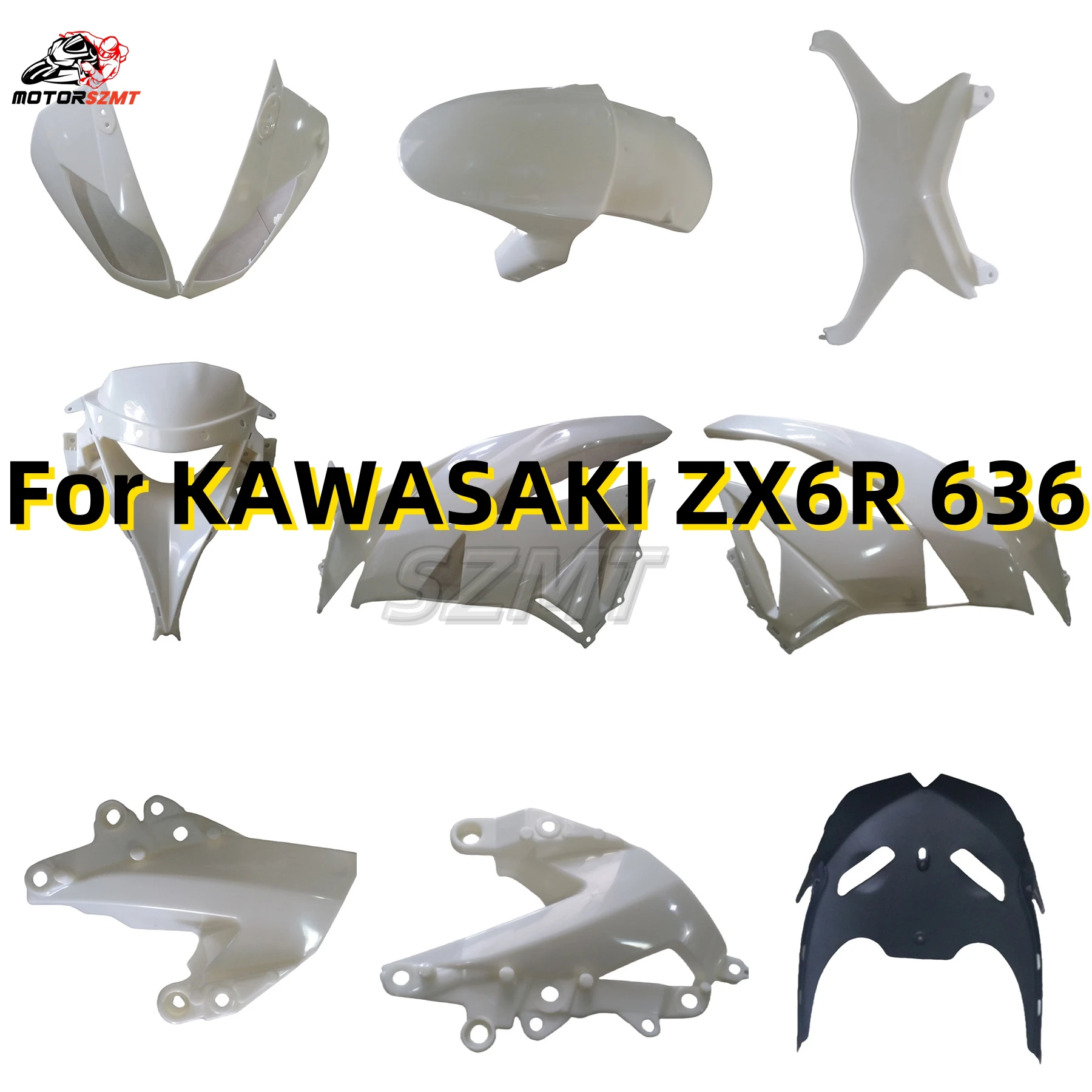 Motorcycle ABS Plastic Injection Bodykits Full Bodywork Fairing Kit For Ninja 636 ZX6R ZX 6R ZX-6R 2009 2010 2011 2012 Injection