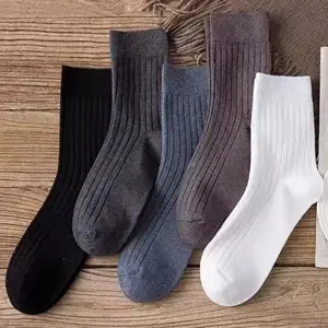 Long anti-suar socks and male average length odor, sports socks, all cotton socks, male seasonal socks, 5 pairs 10 Main Half -Long Sales - №10