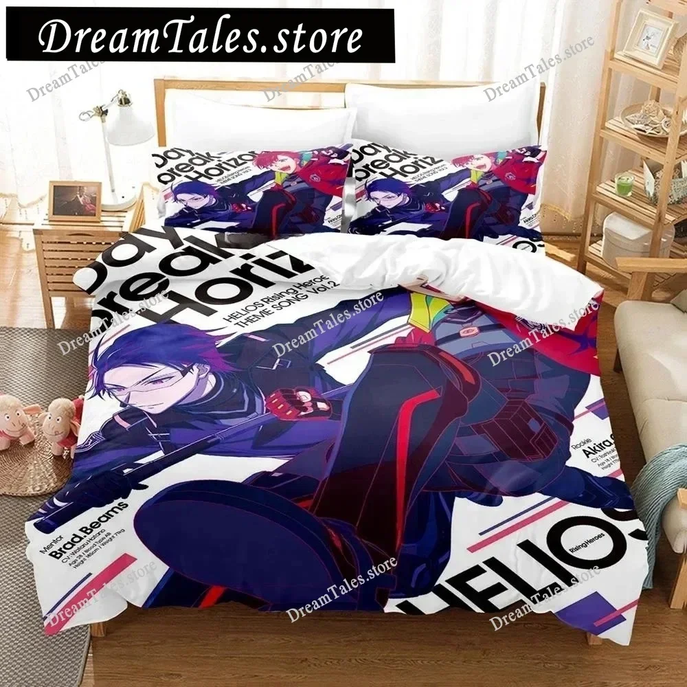 

3D Cartoons Game HELIOS Rising Heroes Bedding Set Single Twin Full Queen King Size Bed Set Adult Kid Bedroom Duvet Cover Sets741