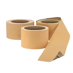 Rollo de papel de lija amarillo autoadhesivo, herramienta de guitarra, adhesivo trasero, 3M