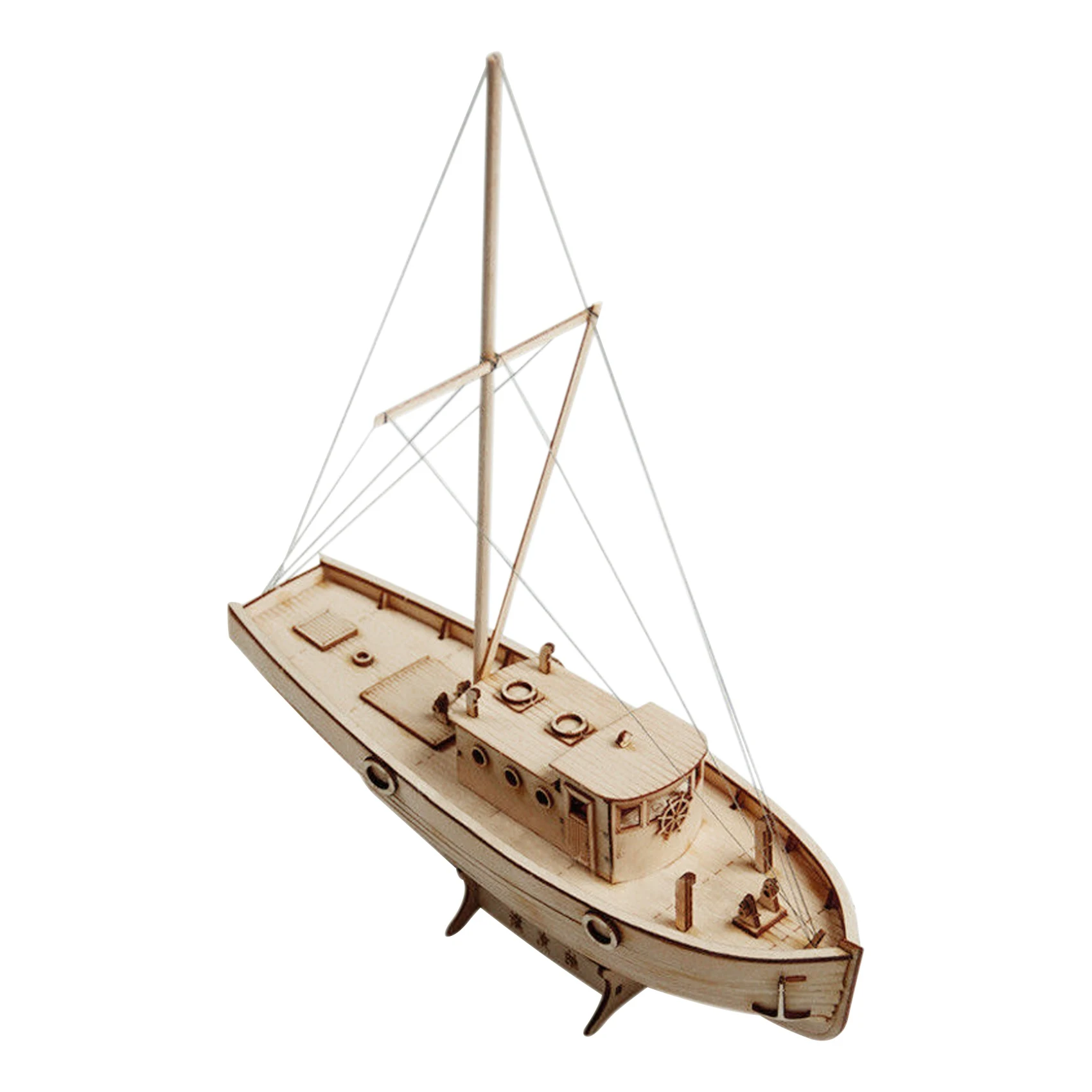 Ship Assembly Model Diy Kits Wooden Sailing Boat 1:50 Scale Decoration Toy Gift