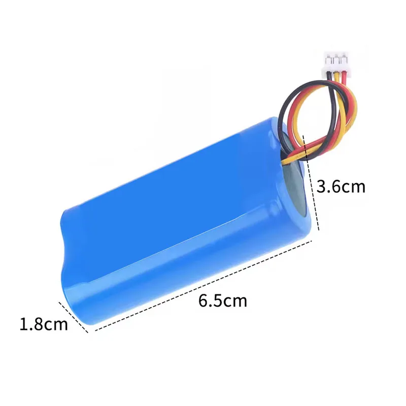 2S1P 18650 Rechargeable Lithium Battery7.4V 3500mAh for Megaphone Speaker Power Bank Small Player RC Toys Parts+3P Plug