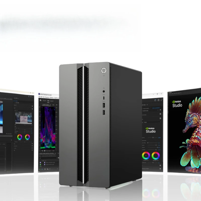 Desktop computer host (14th generation i5-14400 RTX5060 8GB graphics card 24G DDR5 1TB SSD)