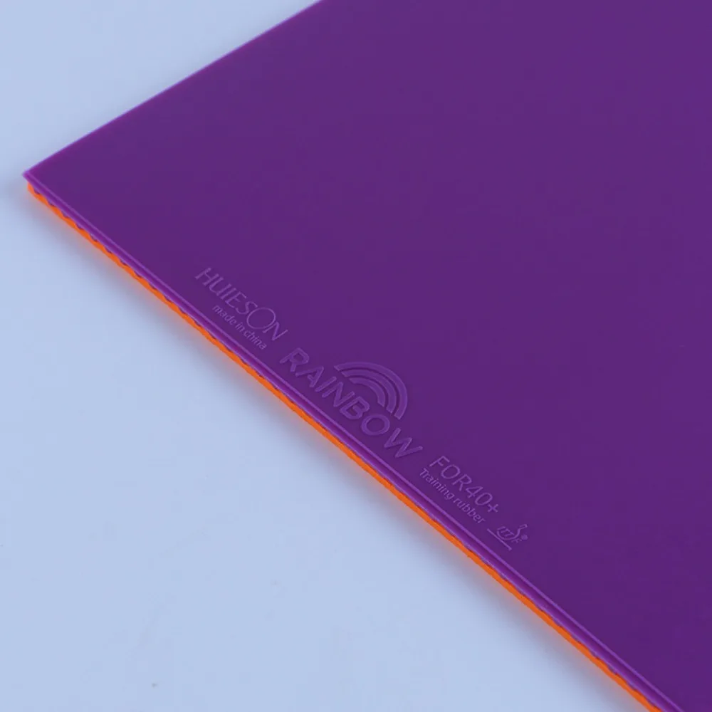 

High Speed Table Tennis Rubber Sheet Quick Attack Ultra Spin Pong Rubber 2.0mm Rainbow Table Tennis Rubber Table Tennis Players
