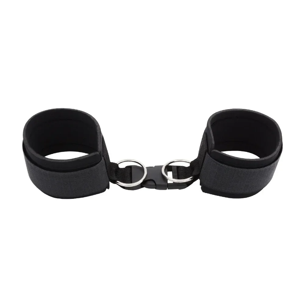 الكبار تكبيل لعبة الجنس BDSM ضبط النفس اليد الأصفاد SM النساء زوجين لعبة الجنس الكبار المثيرة ألعاب Sextoy السرير ضبط النفس الجنس Accessroies