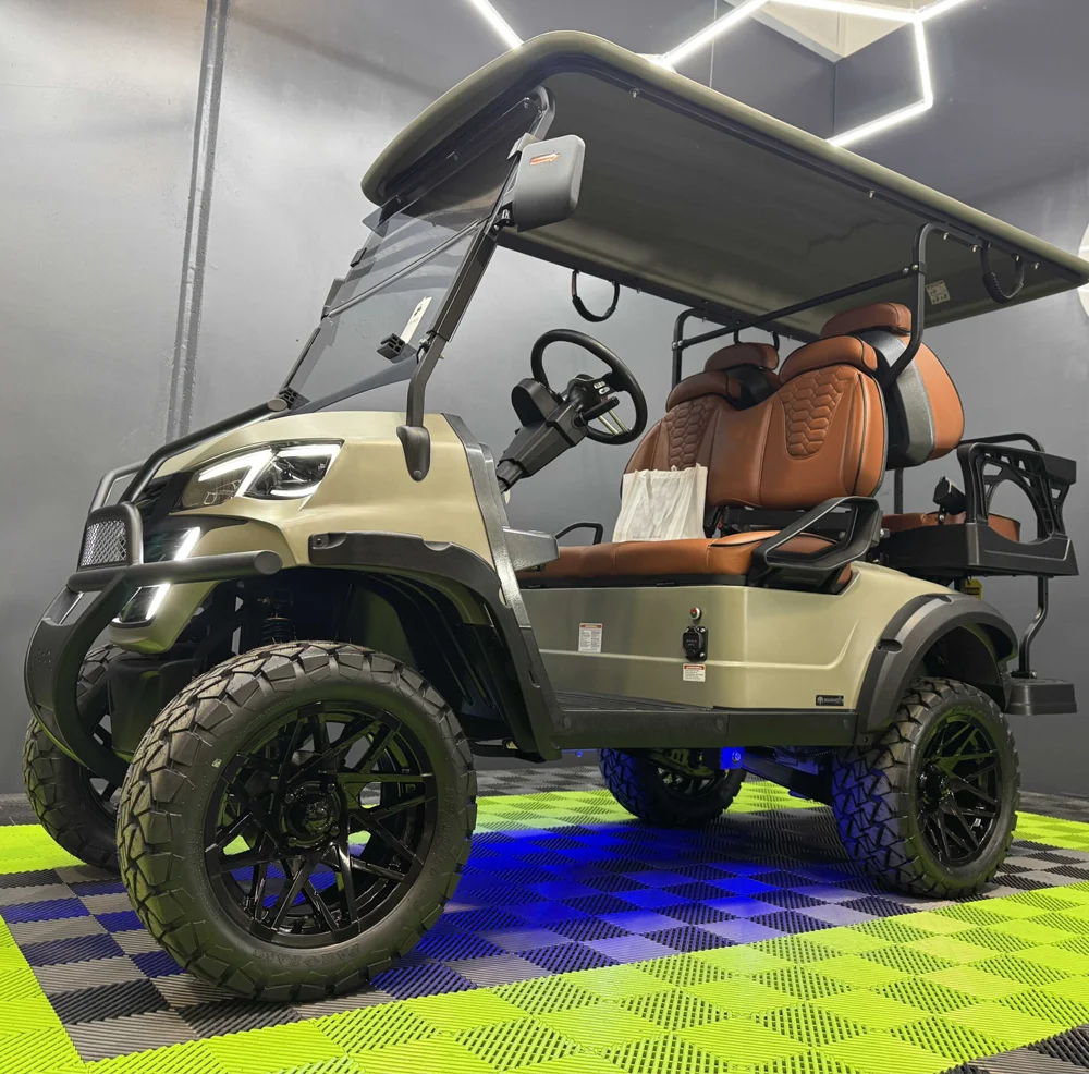 China Factory Price Golf Cart New Street Legal 5kw 7Kw 45mph Speed Strong Power 48V 4 Seater Brand Off-Road Electric Golf Cart