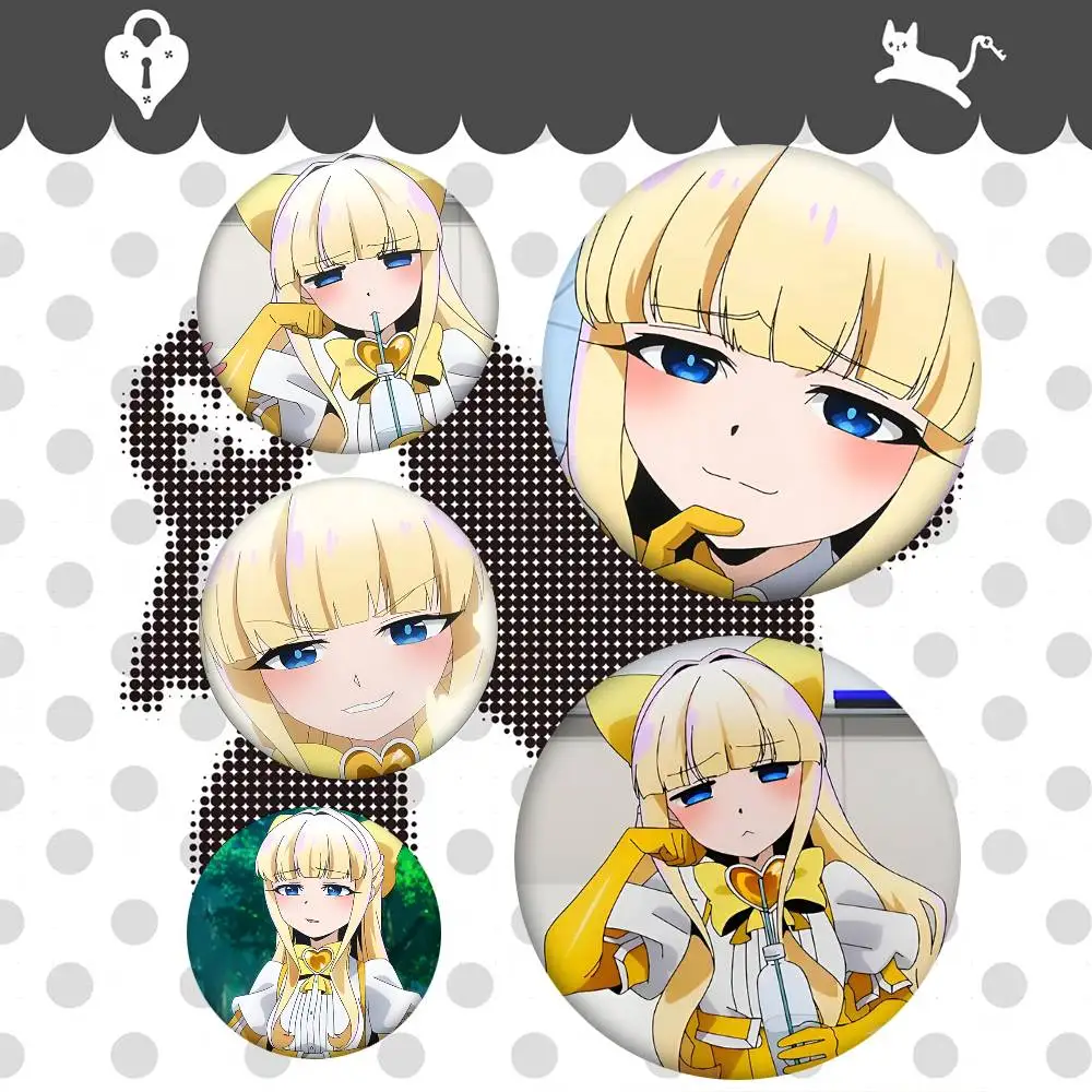 1pc Gushing Over Magical Girls Magia Sulfur Cartoon Style Badge Brooches On Backpack Decoration Round Enamel Pins For Accessorys