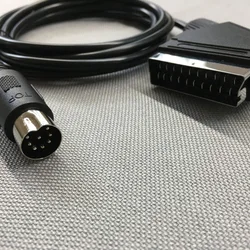 V-pin Scart Cable 1.8M Replacement Cable For Sega Megadrive 1 Genesis 1 Master System 1 RGB AV Scart Cable