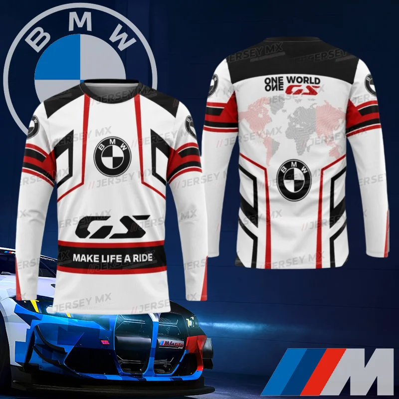 

BMW Car Quick-drying Long-sleeved High-end 2025 BMW Brand Sports and Leisure T-shirt Car Lover Gift Sports Cycling Suit Top Moto
