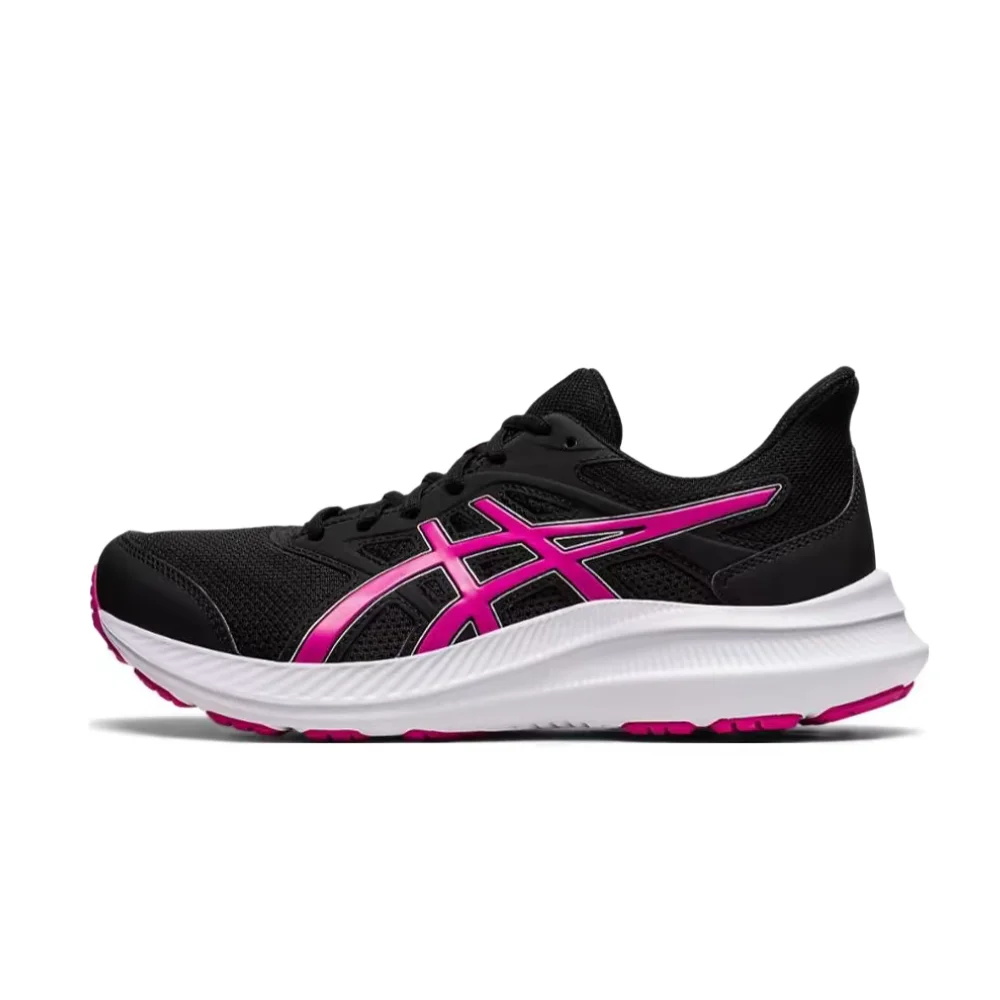 ASICS Jolt 4 Women's Black/Purple Low-Top Runners – Cushioned Non-Slip Sole & Durable Comfortable Everyday Fit 1012B422-003