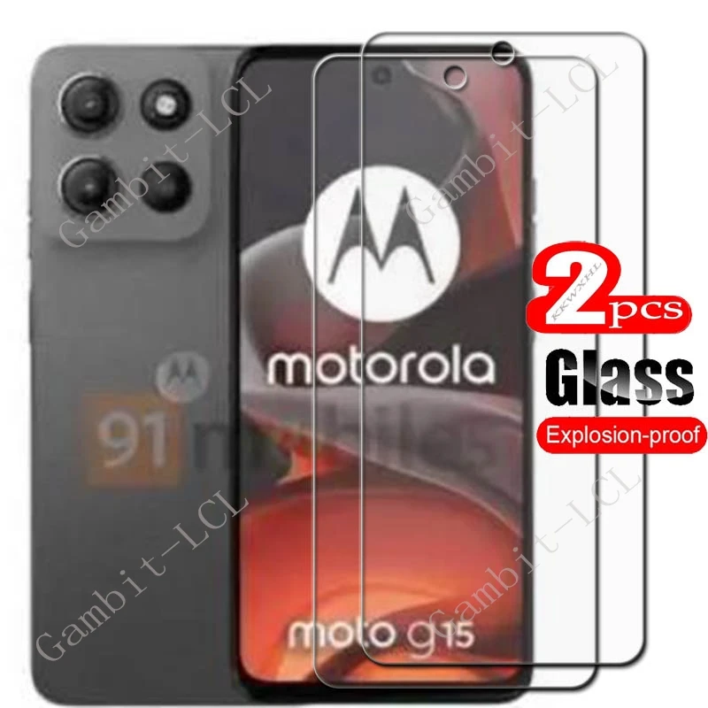 

HD для Motorola Moto G15 Power 6,72 чехол из закаленного стекла для MotoG15 G15Power MotoG15Power Защитная пленка для экрана Прозрачная пленка