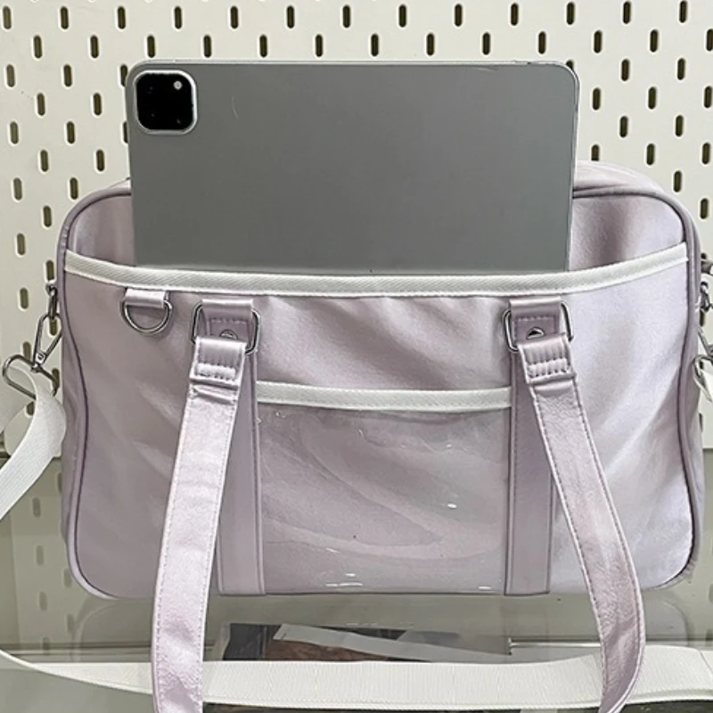 Large Capacity Women Tote Bag New Anime Japan Style JK Uniform Bar Pain Bag Casual Shopping Animation Shoulder Crossbody Bag - Image 3