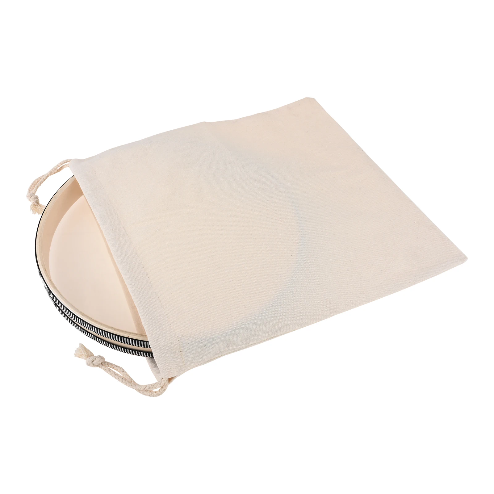 12-inch Wave Drum + 34 X 40 Cm Canvas Drawstring Bag Sound Healing Instrument for Meditation Relaxation Yoga Stress Relief
