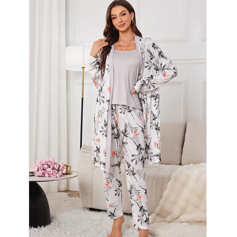 

Ladies Spwear Large Size Slumber Suit Direct Ss Comfortable Home Clothes round Ne Strap Design Summer Season