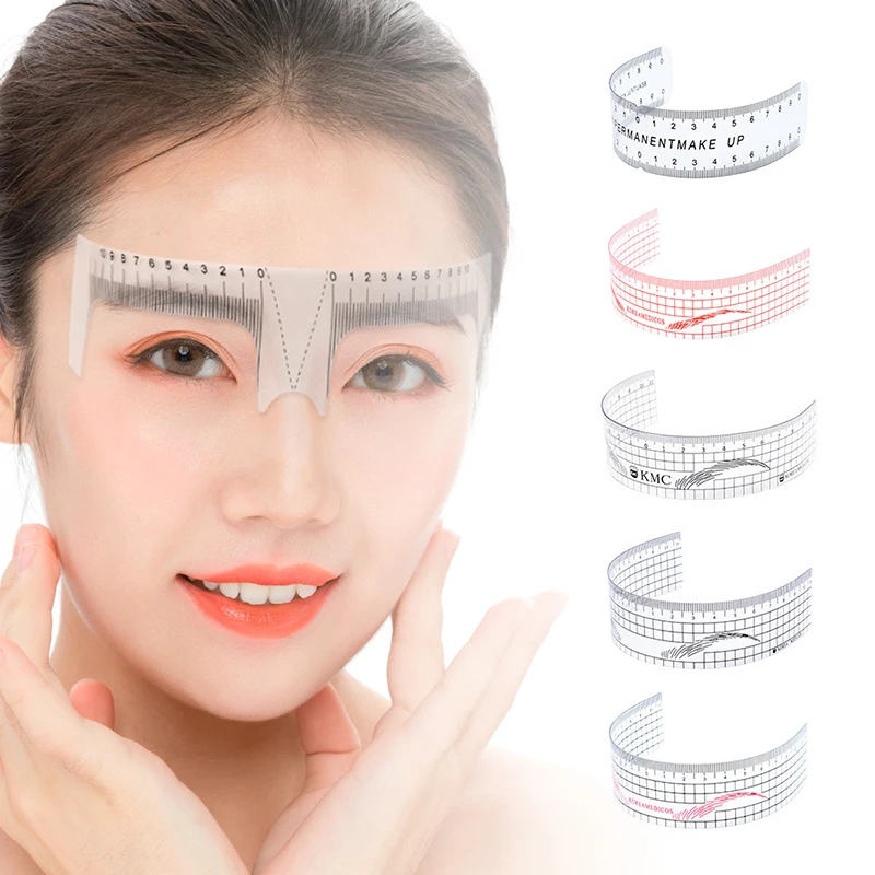 

10pcs Eyebrow Stencil Ruler Perfect Goldeb Ratio Brow Tattoo Mapping Tool Microblading Permanent Makeup Tattoo Accessories