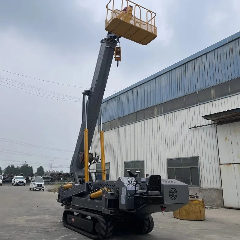 P-714 ZMT البناء متعددة الوظائف قابلة للطي رافعة عنكبوت CE/EPA معتمدة 10 طن 12 طن رافعة عنكبوت مع سلة الرجل