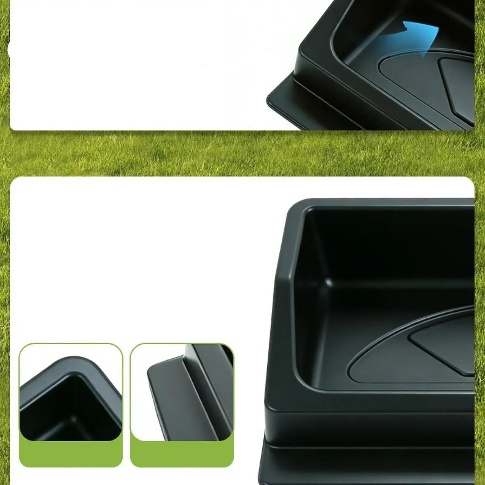 Multi Ball Holder Golf Ball Tray Large Capacity Storage Box for Practice Net Supplies Home Use