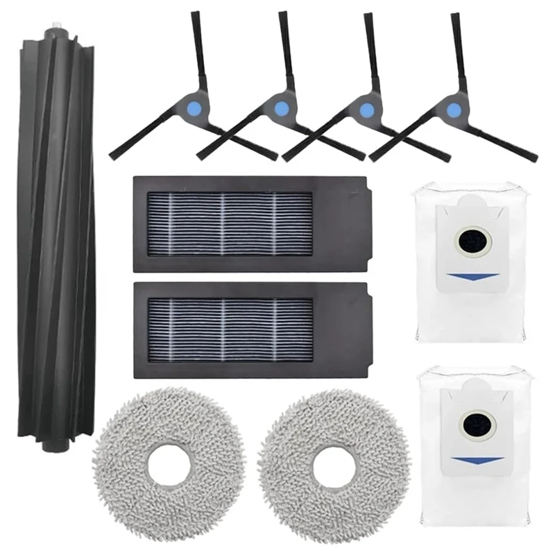 

Vacuum Cleaner Replacement Accessories Set For Ecovacs Deebot X2/ X2 Pro/ X2 Omni/ DEX86 Robot Vacuum Rubber Brush