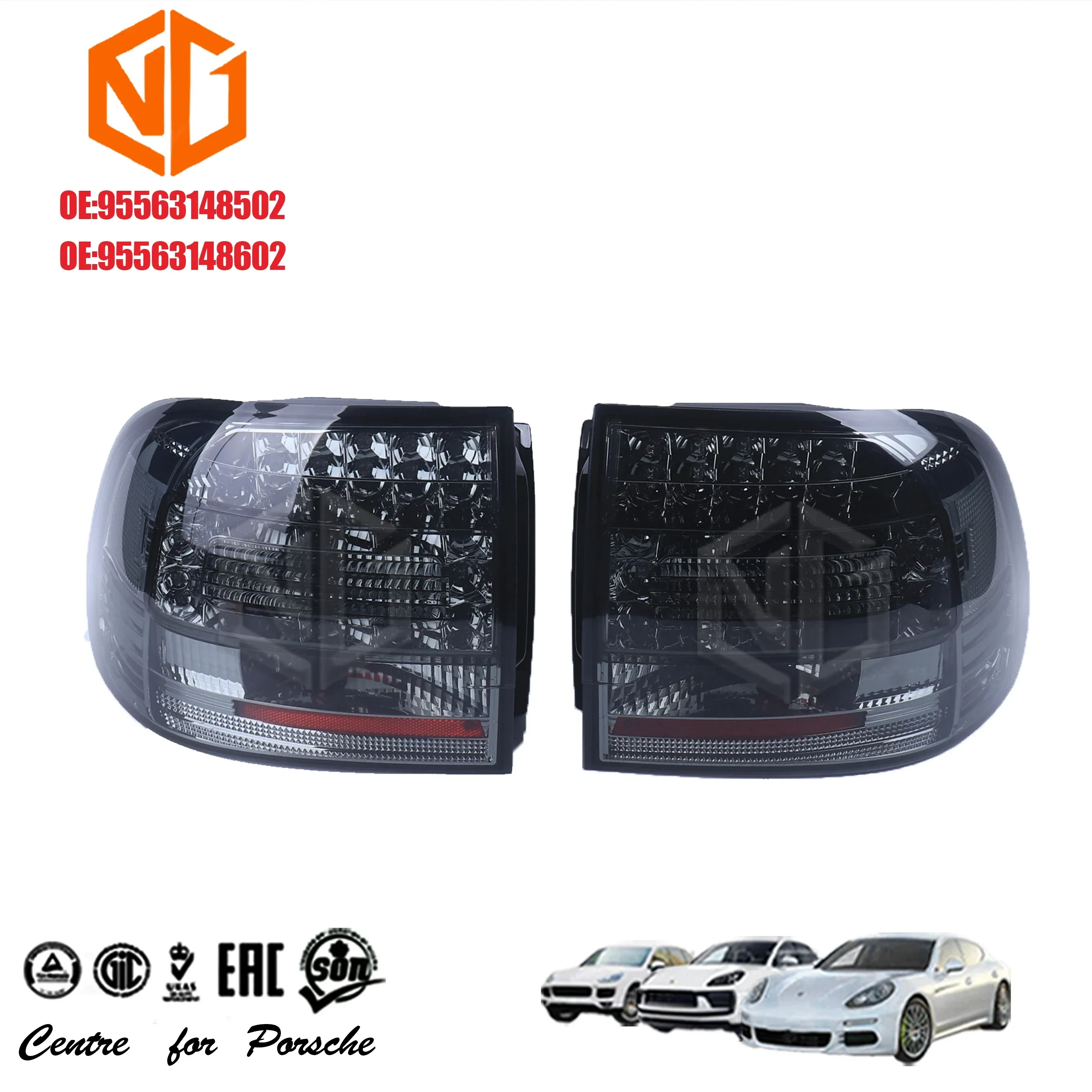 

GZ LAIDE Rear Headlamp Tail Light OE 95563148502 95563148602 for PORSCHE Cayenne 955 03-08
