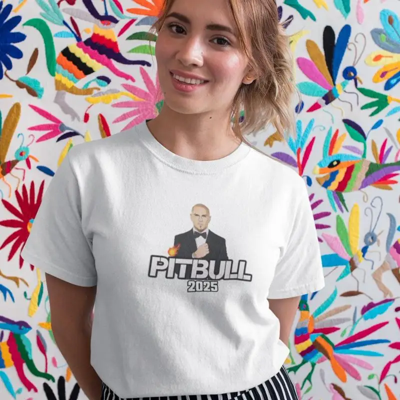 Pitbull Tour 2025 T Shirt Music Concert Clothing