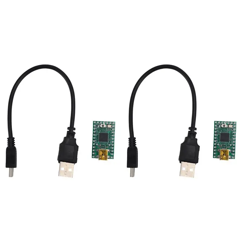 N35R-2X Teensy 2.0 USB AVR Development Board ATMEGA32U4 Expansion Board With Data Cable For Arduino