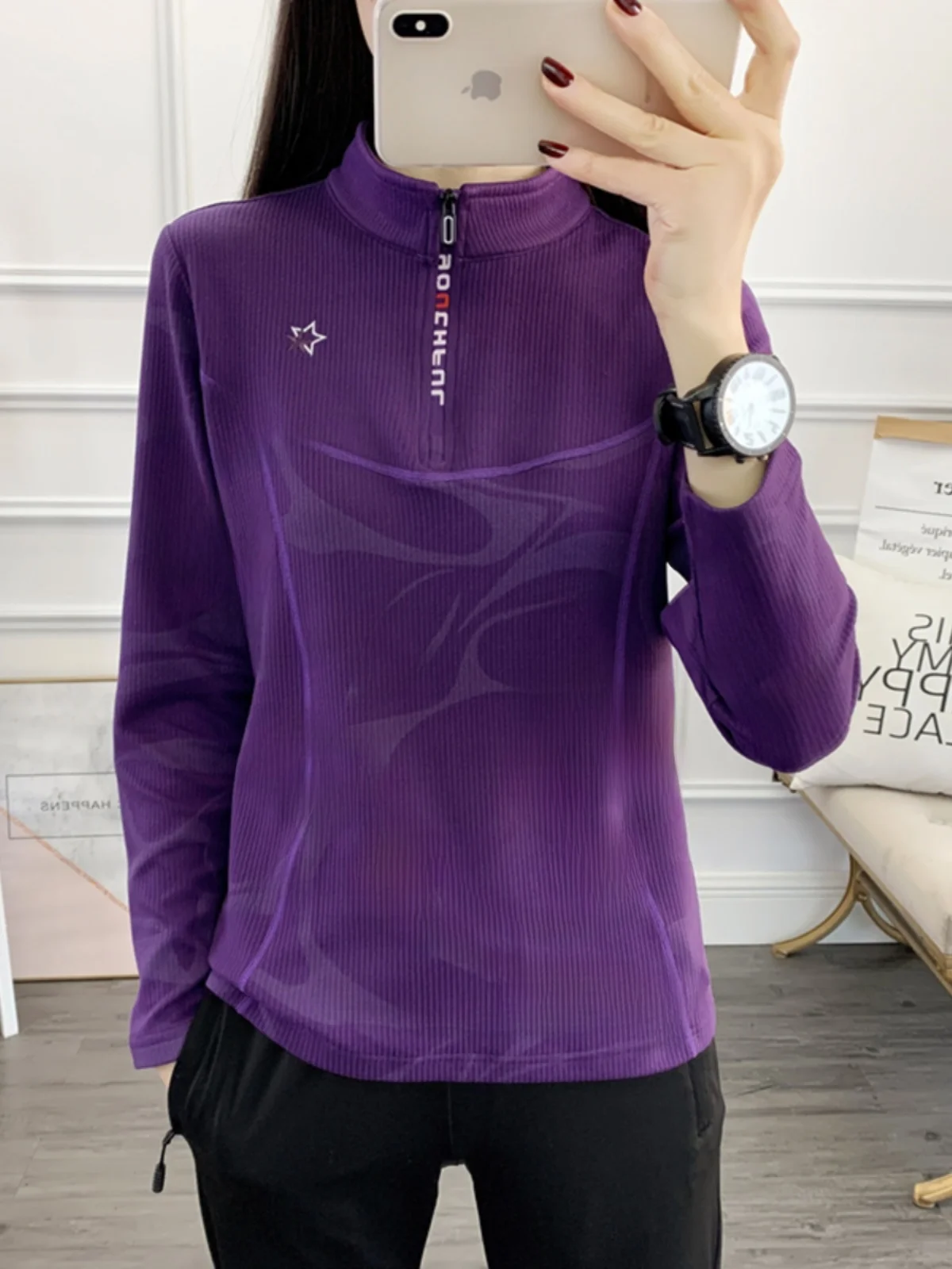 

Женская спортивная футболка для тренировок с подкладкой для фитнеса и йоги, топ для похудения большого размера Qui-drng